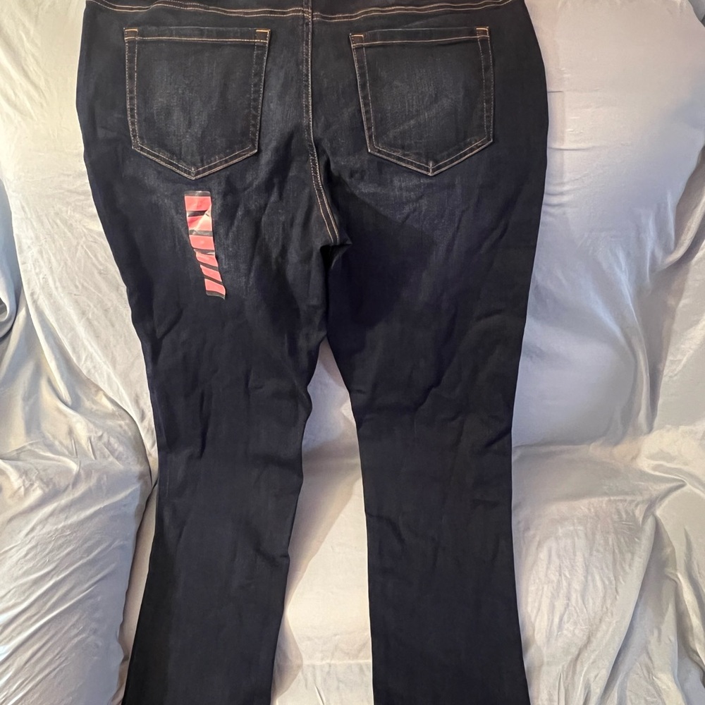 Dark Blue Women's Jeans - Picture 2 of 7
